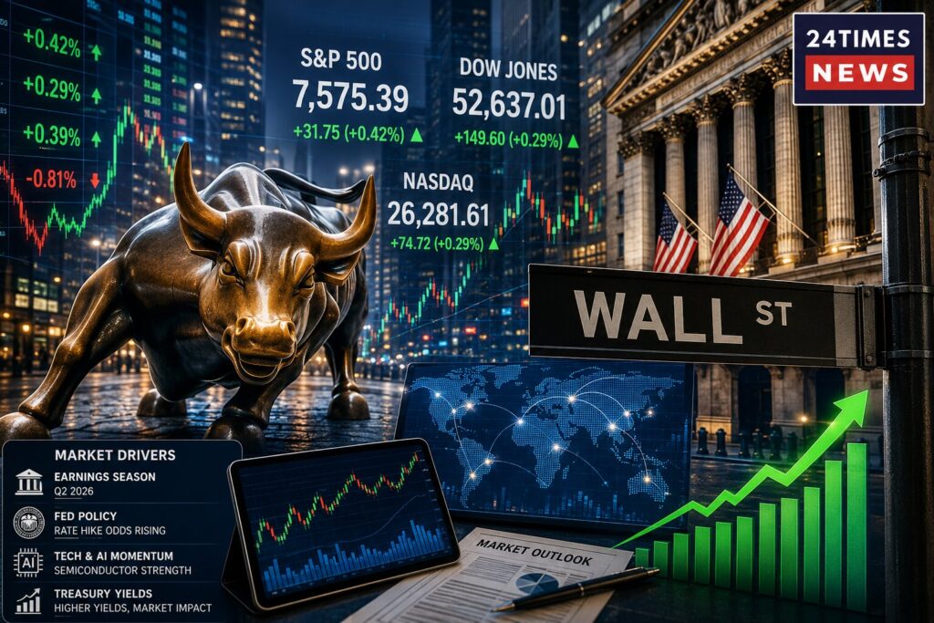 Wall Street Outlook: What’s Shaping U.S. Stocks on Monday, July 13, 2026