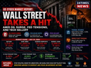 US Stock Market Report: Wall Street Takes a Hit Amid Oil Surge, Fed Tensions, and Tech Selloff