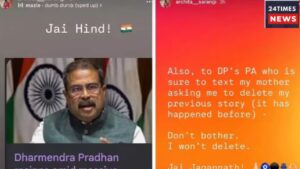 I Won’t Delete the Post on Dharmendra Pradhan’s Resignation, MP’s Daughter’s Instagram Account Disappears Again