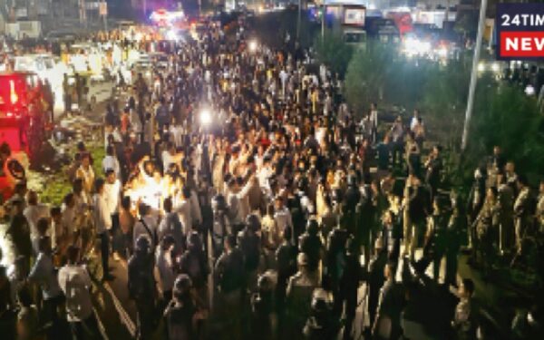 Datia Violence: Narottam Mishra Supporters Protest Ticket Cut, Stone-Pelting Injures SP and 5 Others