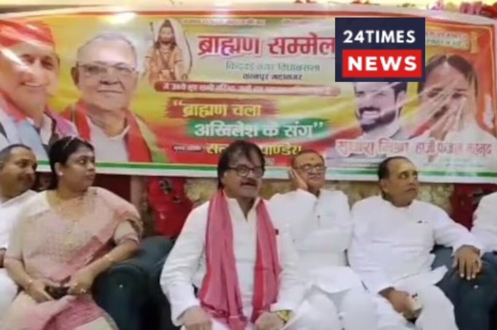 SP Courts Brahmins Through PDA, Sanatan Pandey Makes Big Statement at Convention