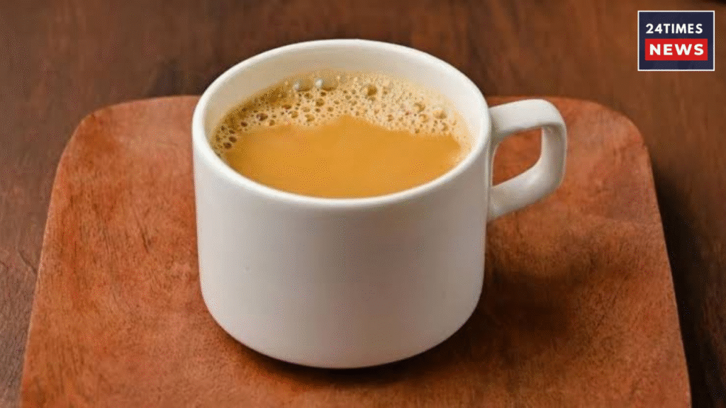 Drinking tea on an empty stomach