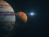 Venus and saturn