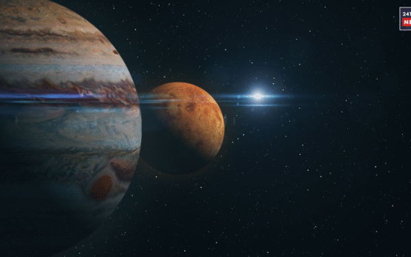 Venus and saturn