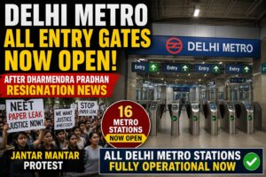 16 Metro Stations closed after Dharmendra Pradhan’s resignation news reopen.
