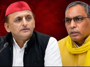Rajbhar questions Akhilesh on the Dharmendra issue.