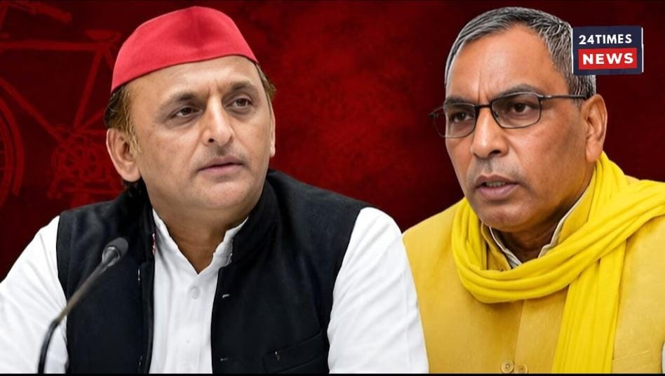 Rajbhar questions Akhilesh on the Dharmendra issue.