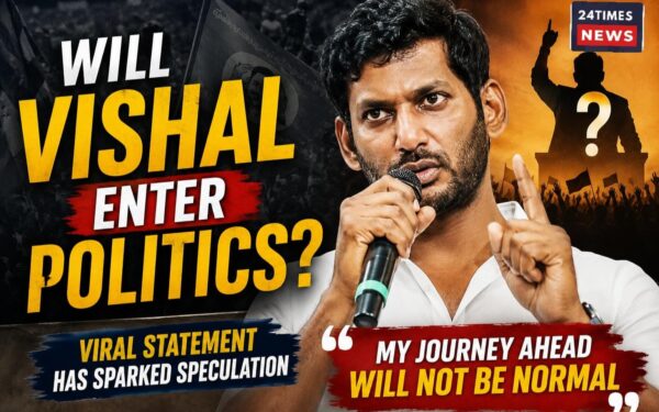 Will Vishal enter politics? Viral statement has sparked speculation.
