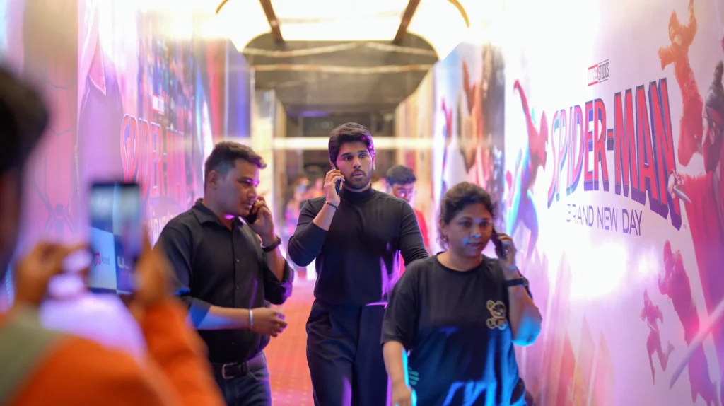 hyderabad swings into history as allu cinemas and sony pictures india host indias first show of spider man brand new day1785407022 4