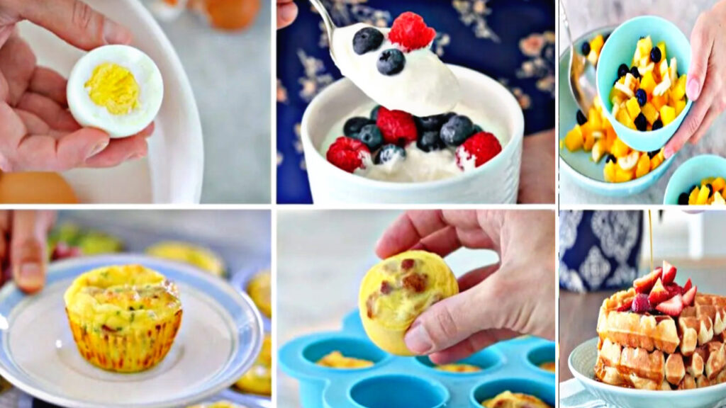 All these easy, tasty and healthy simple breakfast recipes will be ready in 10 minutes.