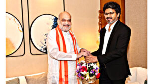 Tamil Nadu Chief Minister C Joseph Vijay and Union Home Minister Amit Shah met, this conversation took place