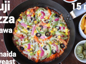 Make crispy pizza with semolina, not flour, know full recipe