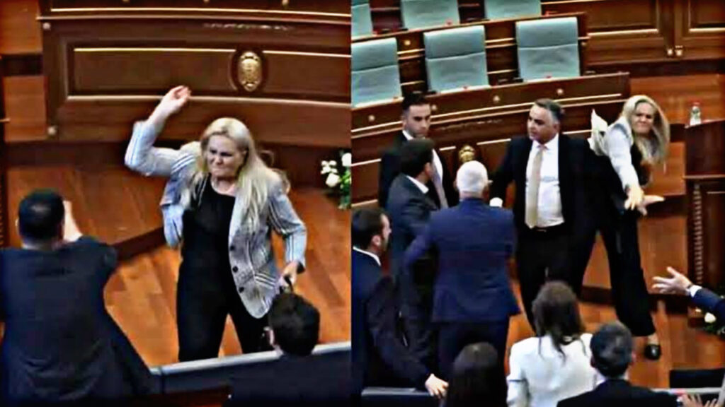 Eggs were thrown at PM Kurti in Parliament, causing a commotion in Kosovo’s parliament