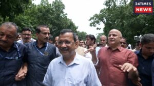 Police Stopped March To PM Residence, Arvind Kejriwal Sits On Protest