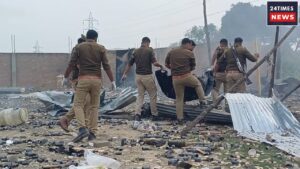 Massive Fire Breaks Out After Explosion In Kaushambi Firecracker Factory, 7 Dead