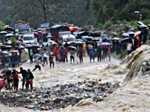 Flood wreaks havoc in Nepal, causing panic in many areas