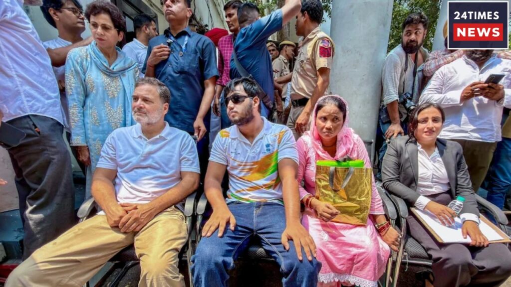 Delhi Police Springs Into Action After Rahul Gandhi’s Dharna, FIR Filed In Pellet Gun Case