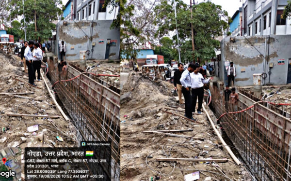 Noida Sector 57 drainage system to be strengthened, RCC drain and box culvert work begins