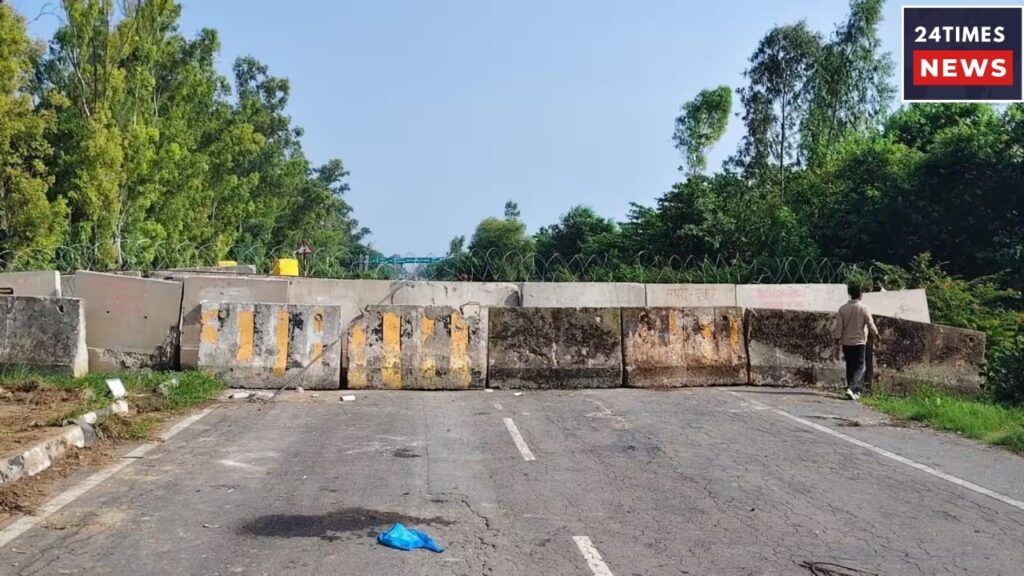 Haryana Police On Alert Ahead Of Farmers’ Delhi March, Khanauri Border Completely Sealed