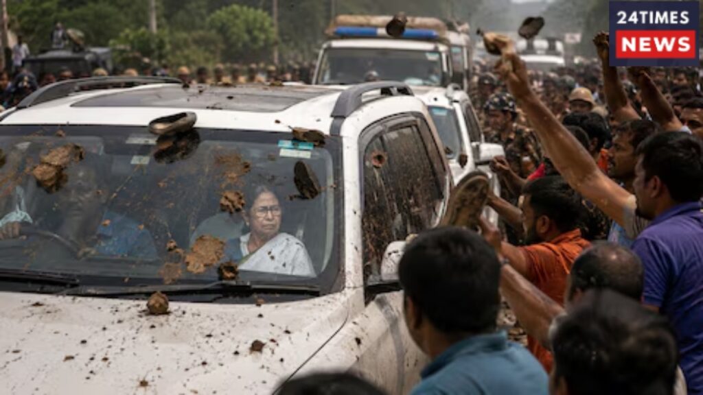 Stones, Shoes And Mud Thrown At Mamata Banerjee’s Car, Know The Update