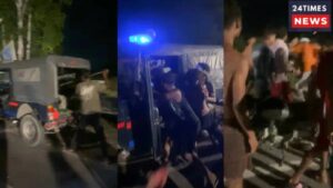 Kanwariyas Thrashed Two People In Front Of Police, Police Made A Big Claim