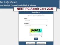 NEET PG ADMIT CARD