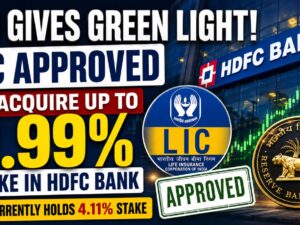 RBI approves LIC’s stake increase in HDFC Bank, allowing it to acquire up to 9.99% stake