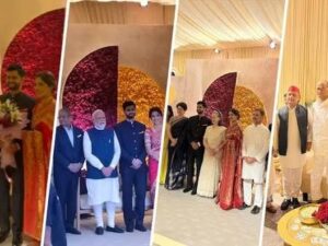 The wedding of Supriya Sule’s daughter, Revati. Leaders ranging from PM Modi to the Gandhis attended.