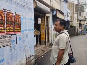 Hours after meeting PM Modi, posters against Partha Bhowmik, with the words “traitor,” sparked political uproar.