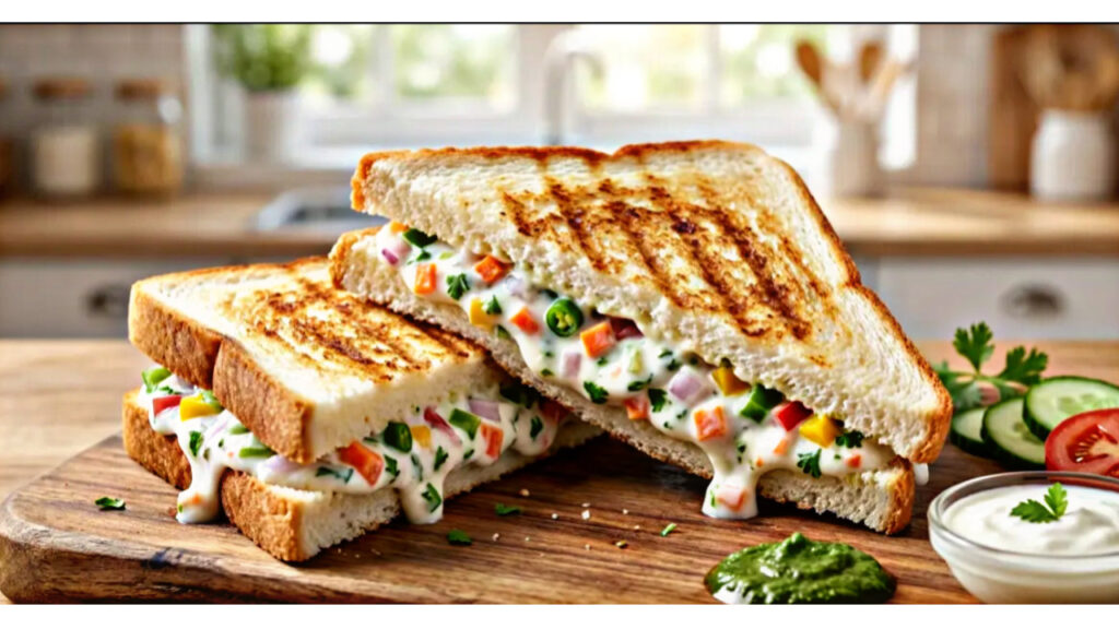 Now you don’t need a microwave, make creamy curd sandwich on a pan, know the recipe