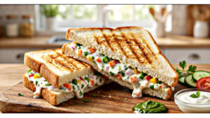 Now you don’t need a microwave, make creamy curd sandwich on a pan, know the recipe