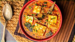 Make Dahi Paneer Chowkani recipe for lunch, a spicy and delicious dish made with just curd and paneer