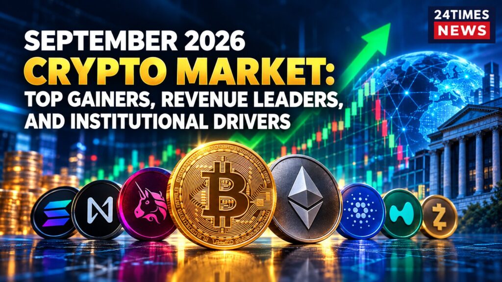 September 2026 Crypto Market: Top Gainers, Revenue Leaders, and Institutional Drivers