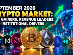 September 2026 Crypto Market: Top Gainers, Revenue Leaders, and Institutional Drivers