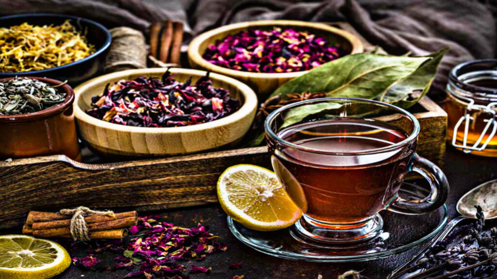 What are the home-made teas that you can make to improve your health?
