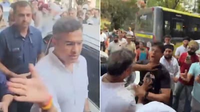 Delhi Minister Parvesh Verma Slap Video: Argument with youth during road inspection, AAP makes serious allegations