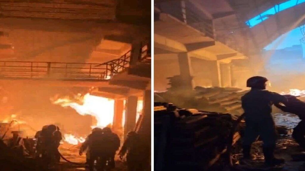 delhi fire breaks out at timber godown near rajdhani park metro station 1788066644