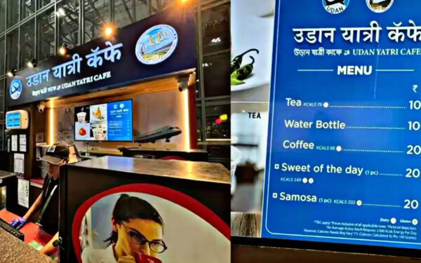 Udaan Cafe opens at Delhi Airport Terminal 3, offering cheap food!