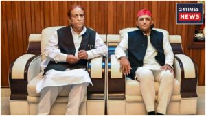 Akhilesh Yadav Meets Azam Khan, AIMIM Raises Questions And Accuses Him Of Ignoring Muslims