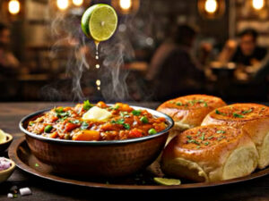 Prepare special pav bhaji with lots of butter using vegetables and basic kitchen spices, note the full recipe!