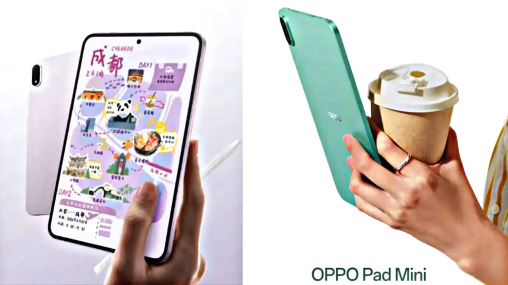 OPPO Pad Mini will be launched soon with a powerful 8000mAh battery and great looks and design