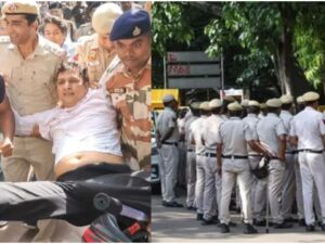 Protest Against Election Commission Continues At Jantar Mantar, 500 People Including Saurabh Bharadwaj Detained