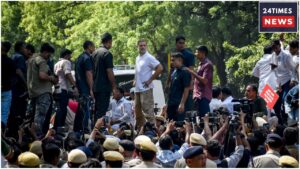 Rahul Gandhi Adamant On Meeting Gyanesh Kumar, Heavy Police Force Deployed At Akashvani Bhawan