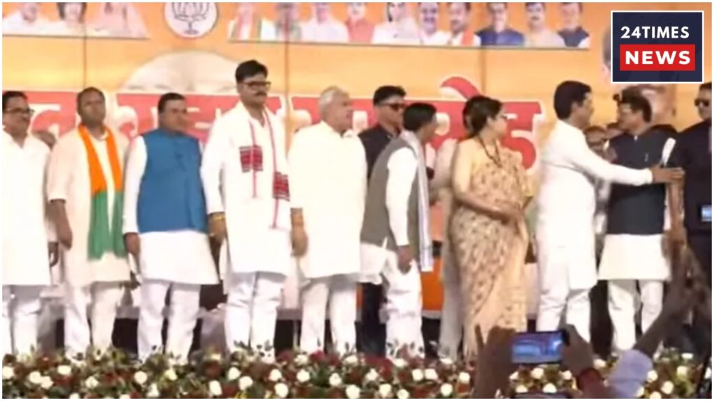Three Rebel SP MLAs Join BJP, Smriti Irani Gives Them Membership