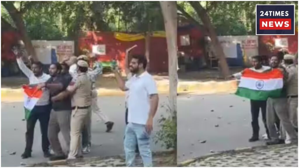 CJP’s Protest At Jantar Mantar, Ashutosh Rank And Saurav Das Detained